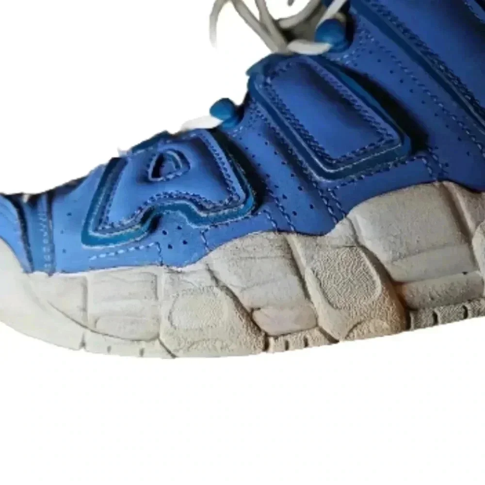 Nike Youth Blue And White Air More Uptempo Sneaker 6.5 Y 8W
